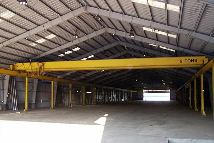 Warehouse interior at Industrial/Manufacturing property on 28th Street in Bradenton